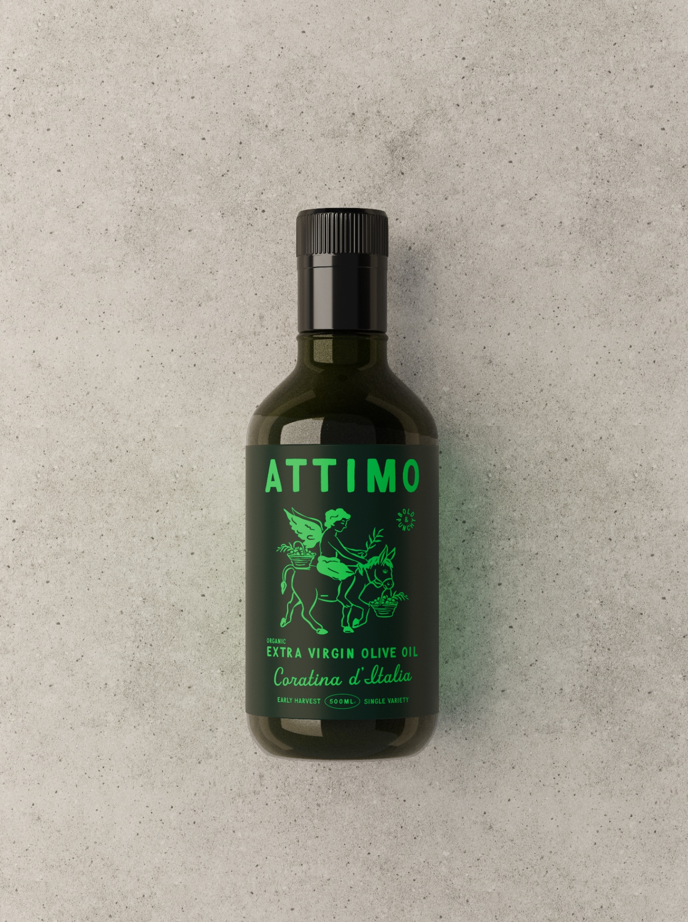 Coratina olive oil bottle