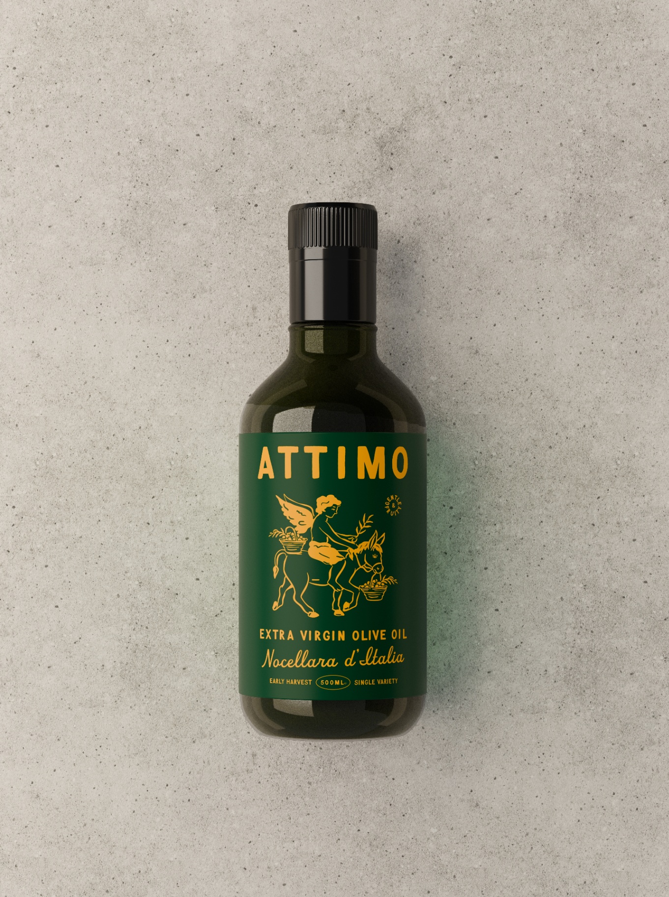 Nocellara olive oil bottle