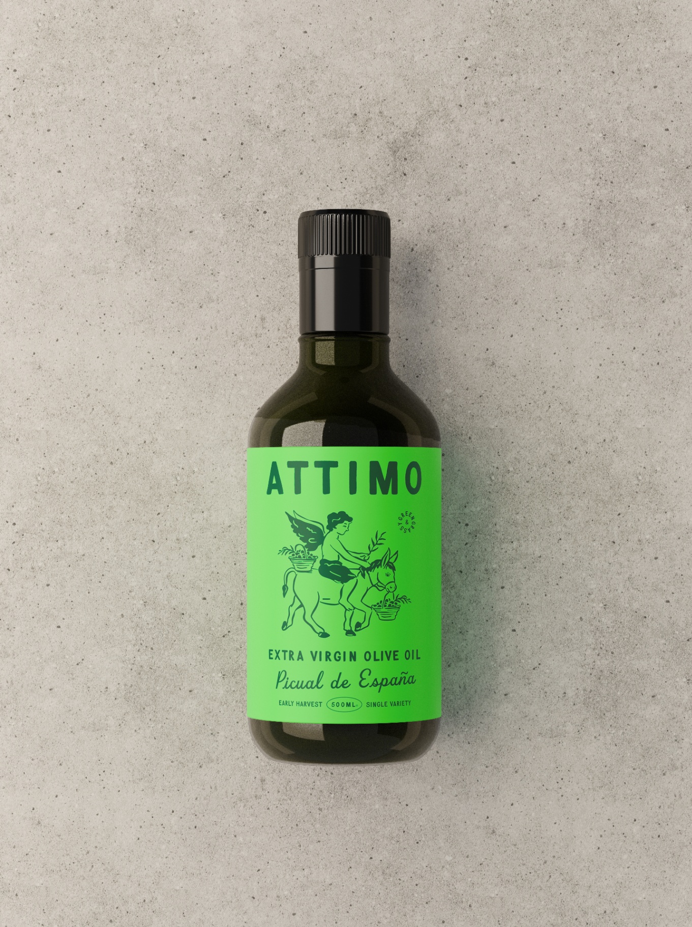 Picual olive oil bottle